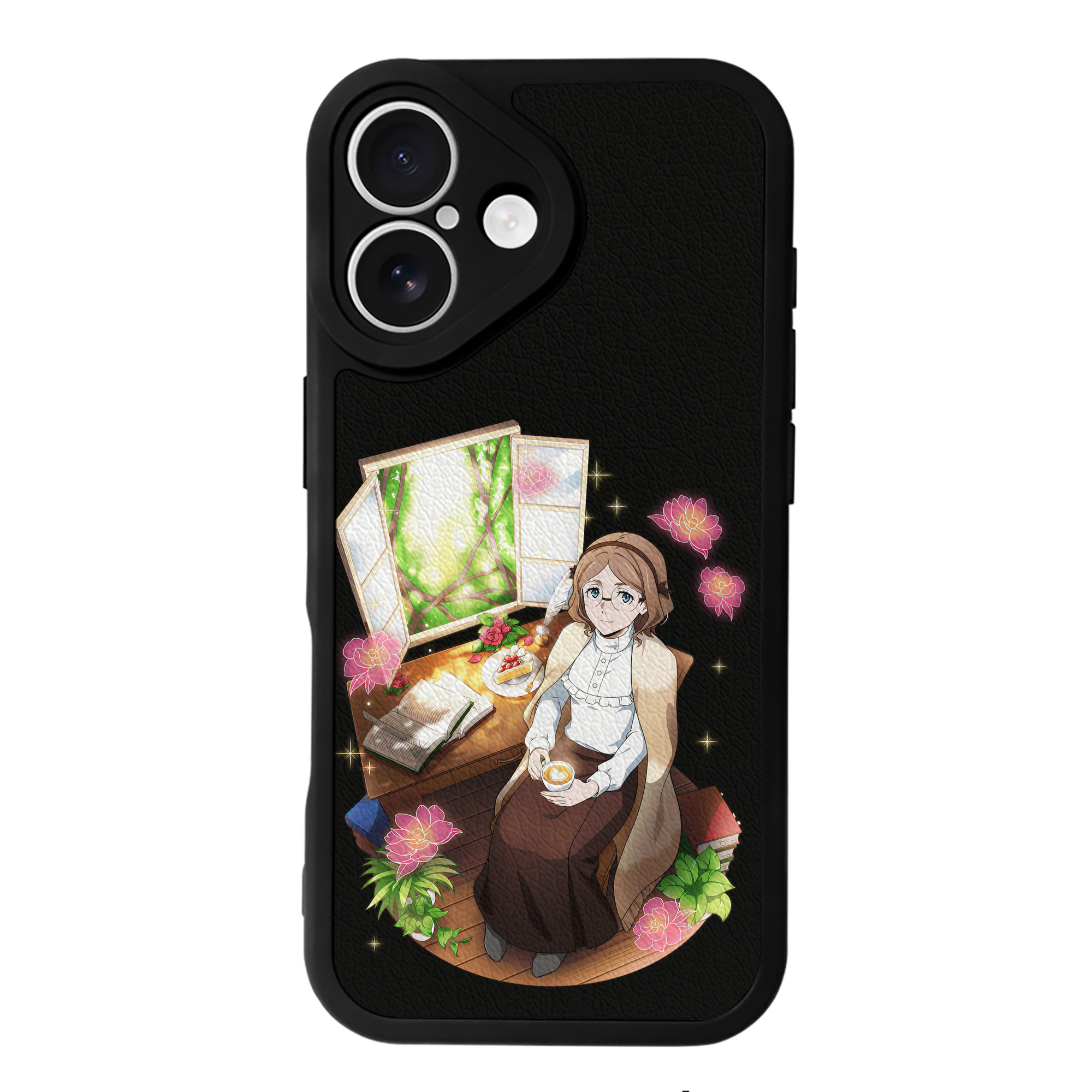 （画像用） 文豪ストレイドッグス Bungo Stray Dogs 【iPhone 16シリーズ対応】シリコンスマホケース（レザー調） 材質：シリコン